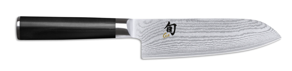 Couteau Santoku Kai 14 cm Shun Damas Inox