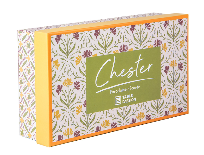 Coffret de 6 tasses Chester 23 cl