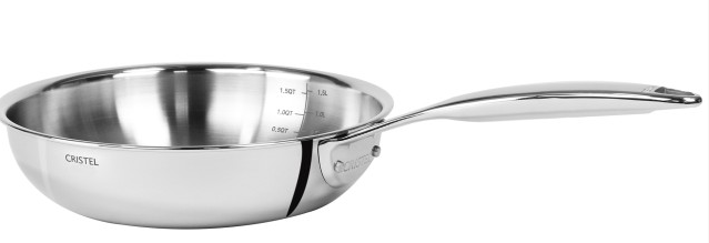 Poele sautoir en inox CASTEL PRO