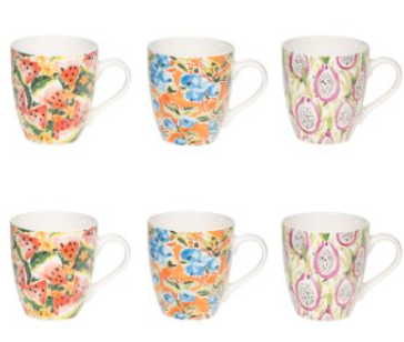 Coffret de 6 tasses Salvador