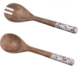 Couverts à salade Champêtre 28cm