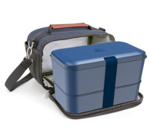 Glacière bleu avec bento bleu minuit 1,5L