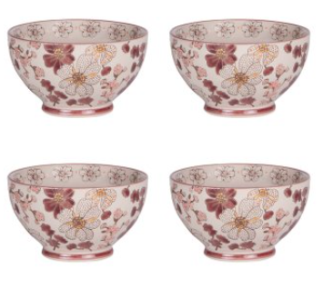 Coffret 4 bols Kiyo 14 cm