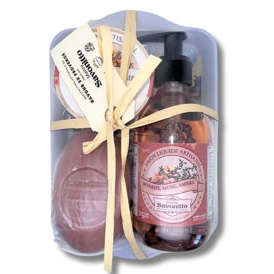 Coffret savons Myrrhe Musc & Ambre