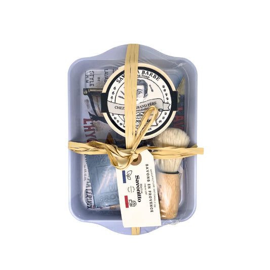 Coffret à barbe avec Blaireau