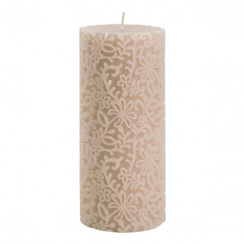 Bougie décorative Fleur rose claire - Mathilde M