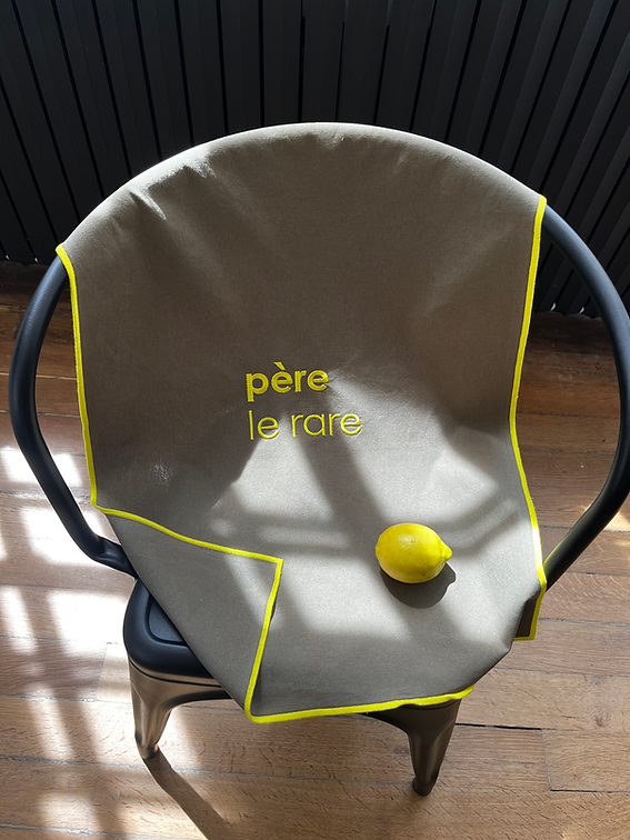 Torchon Brodé "Père Le Rare"