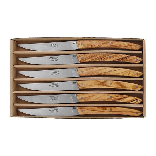 Coffret 6 couteaux Le Thiers BJB olivier