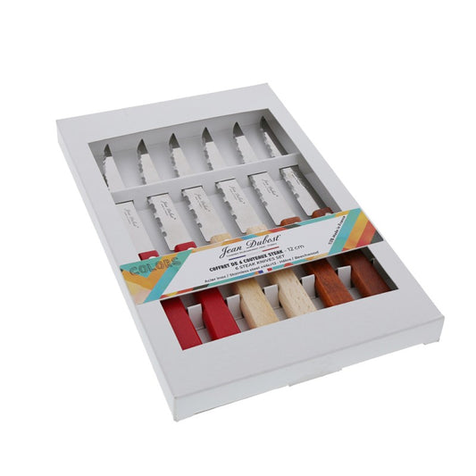 Coffret de 6 couteaux à steak - Jean Dubost