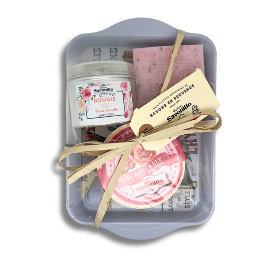 Coffret savons Rose