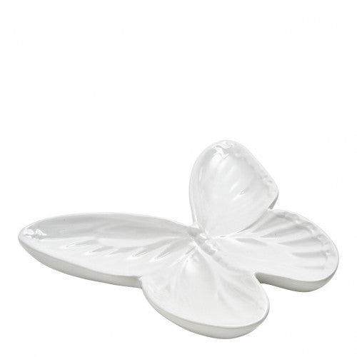 Coupelle papillon en céramique blanche - Mathilde M