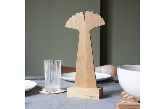 Couverts à salade (made in France) en bois de Hêtre - Ginkgo
