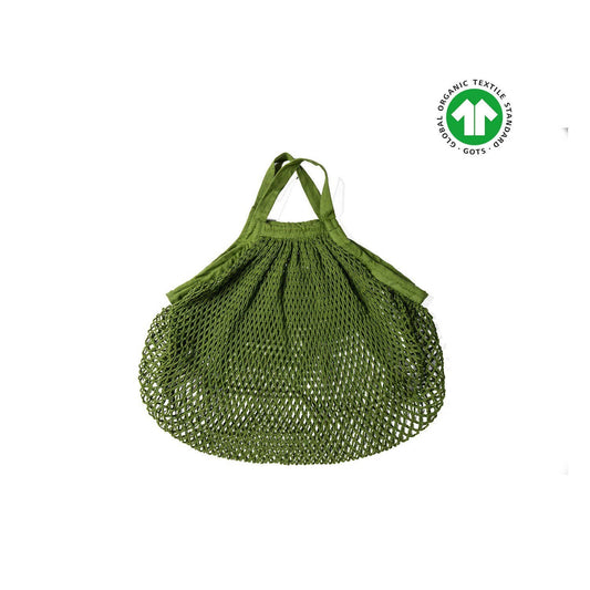 Sac Filet À Provisions Coton Bio Vert Cactus - Ah! Table!