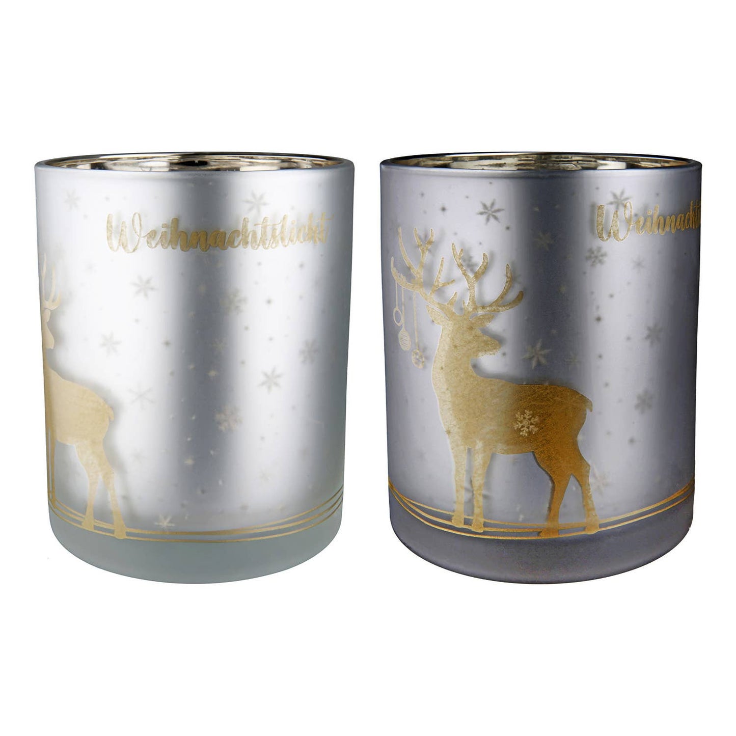 Lanterne de Noël assortie à 2 voies, hauteur 12,5 cm