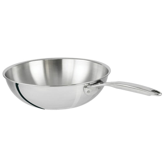 WOK inox CASTELINE Pro sans couvercle