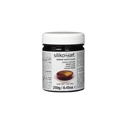 Glaçage Miroir Cacao pour Pâtisserie 250g - Silikomart