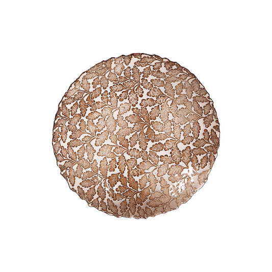 Plat rond Sepia