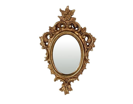 Miroir style ancien doré 11 x 17
