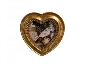 Cadre doré Coeur