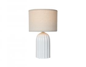 Lampe ceramique blanche