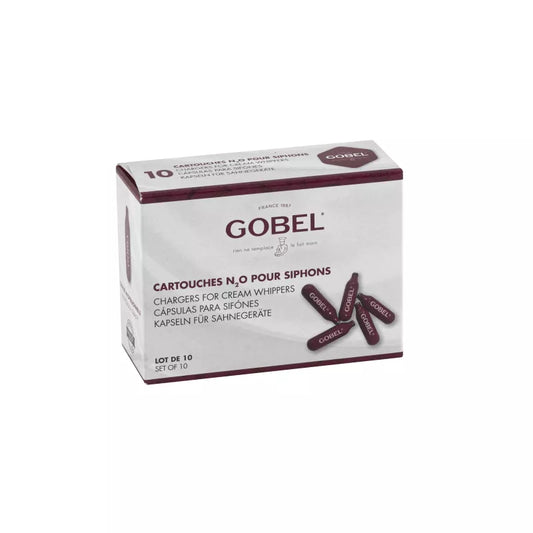Cartouches de gaz pour siphons GOBEL – lot de 10