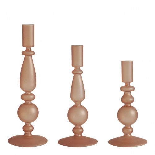 Set de 3 bougeoirs verre - Mathilde M