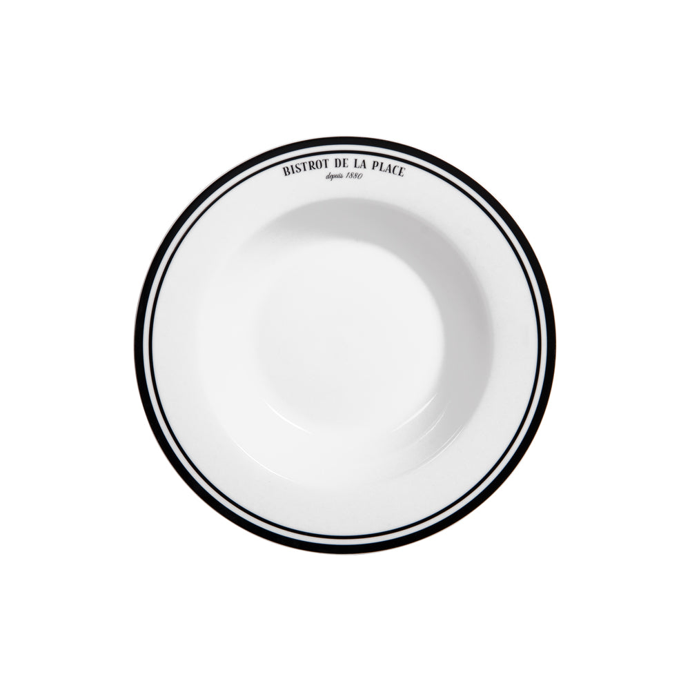 Assiette creuse 24 cm Bistrot