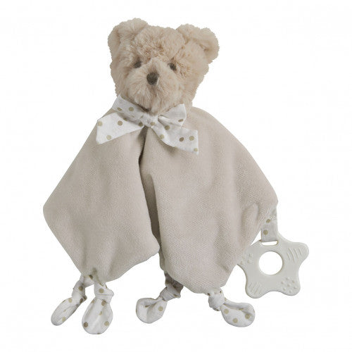 Toudoux Ourson beige avec anneau de dentition - Mathilde M