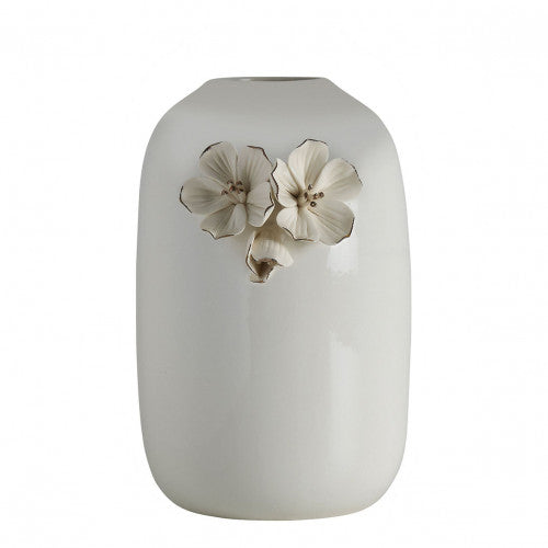 Vase Amour de fleurs blanc - Mathilde M
